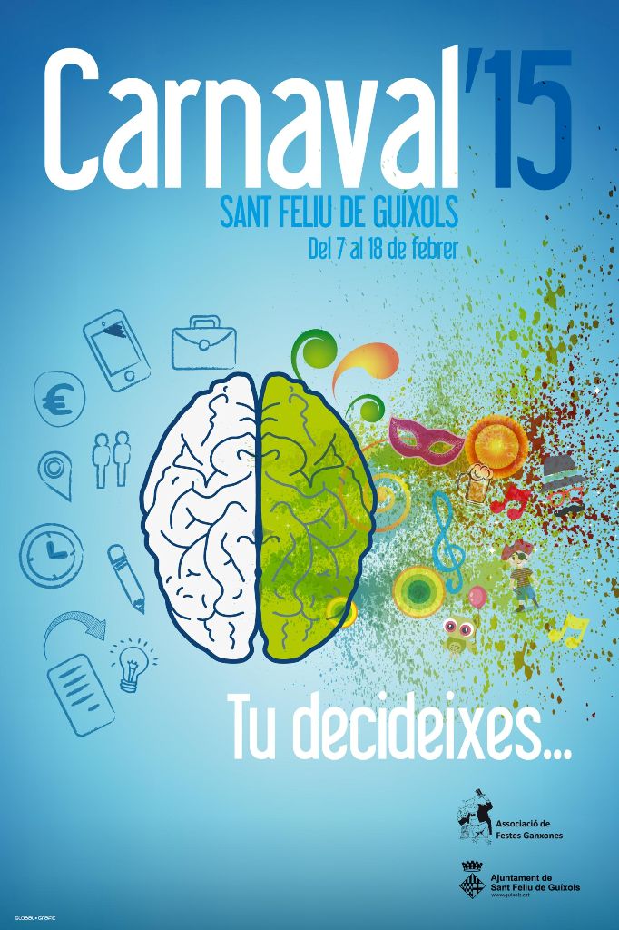 Us presentem el cartell del Carnaval 2015 de Sant Feliu de Guíxols