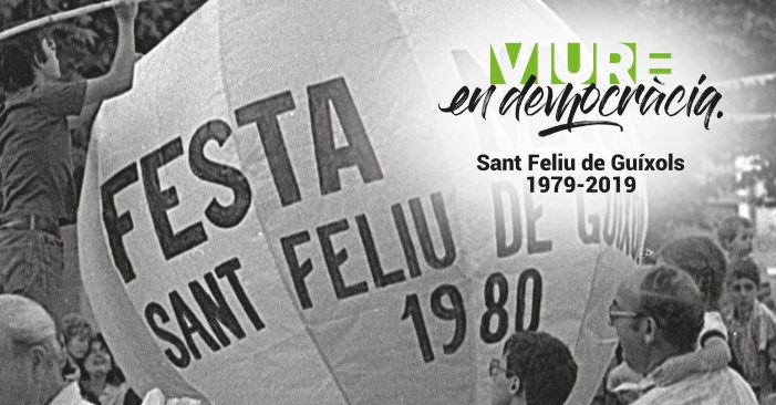 Presentació dels actes de commemoració Viure en Democràcia. Sant Feliu de Guíxols, 1979-2019.