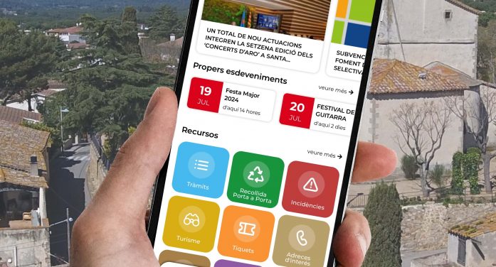 Neix l’App Santa Cristina d’Aro, un nou aplicatiu per apropar l’activitat municipal a la ciutadania